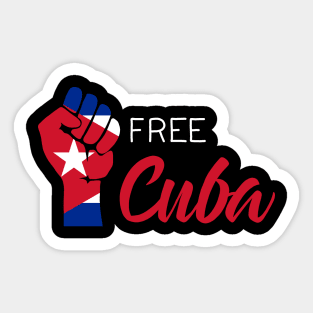 Free Cuba Sticker